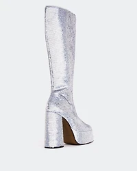 Latto Silver Sequins