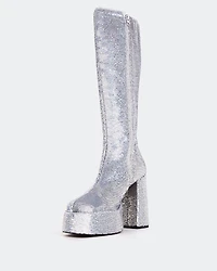 Latto Silver Sequins