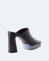 Libra Black Blue Leather