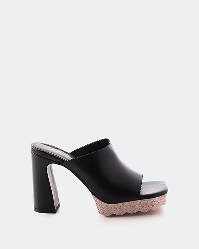 Libra Black Pink Leather