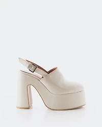 Machai Off White Leather