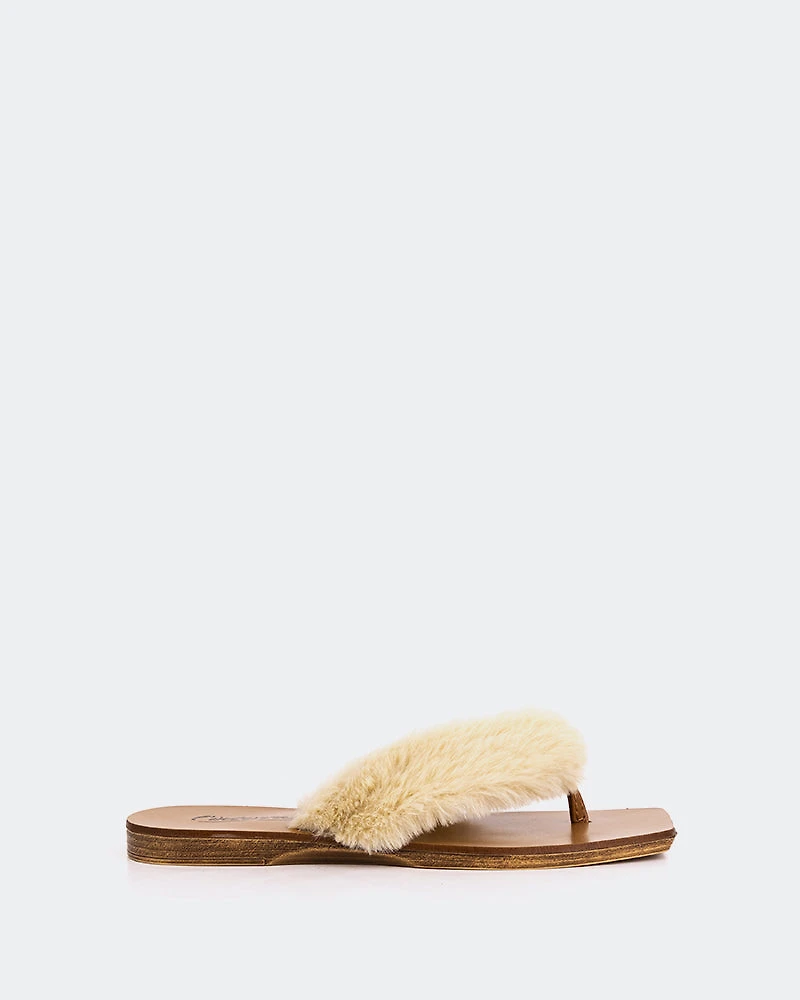 Madras Natural Faux Fur