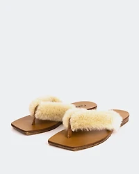 Madras Natural Faux Fur