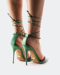 Matina Green Leather