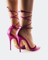 Matina Fuchsia Leather