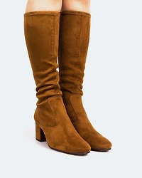 McGill Tan Suede Stretch