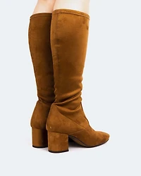 McGill Tan Suede Stretch
