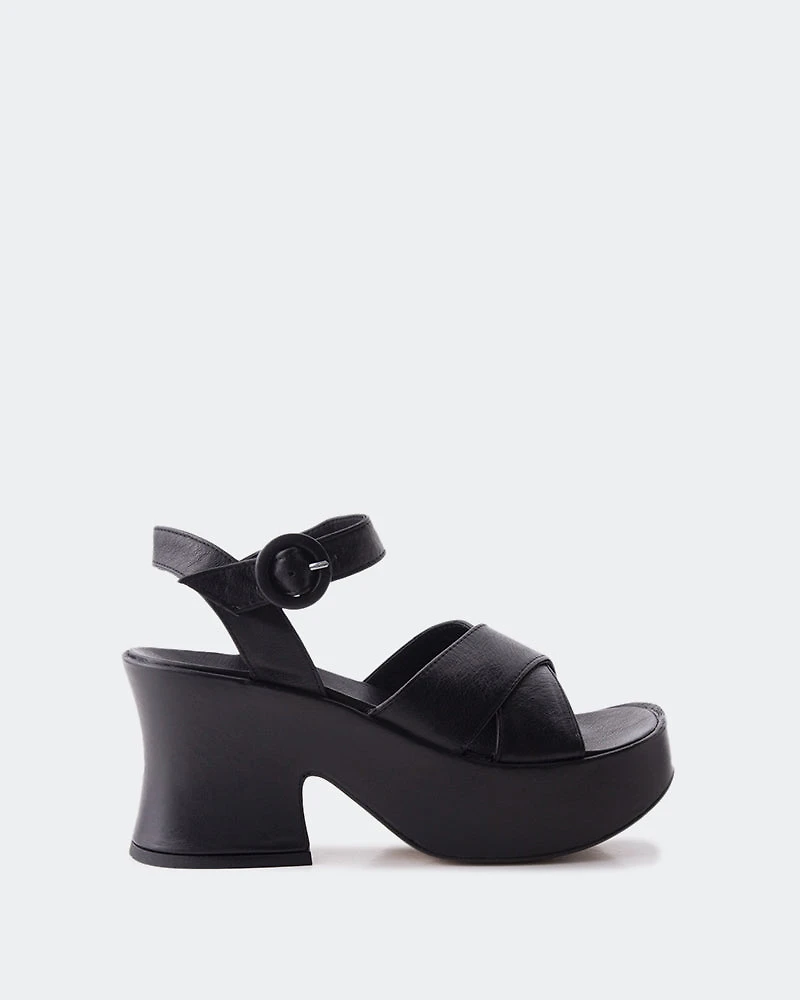 Nerissa Black Leather