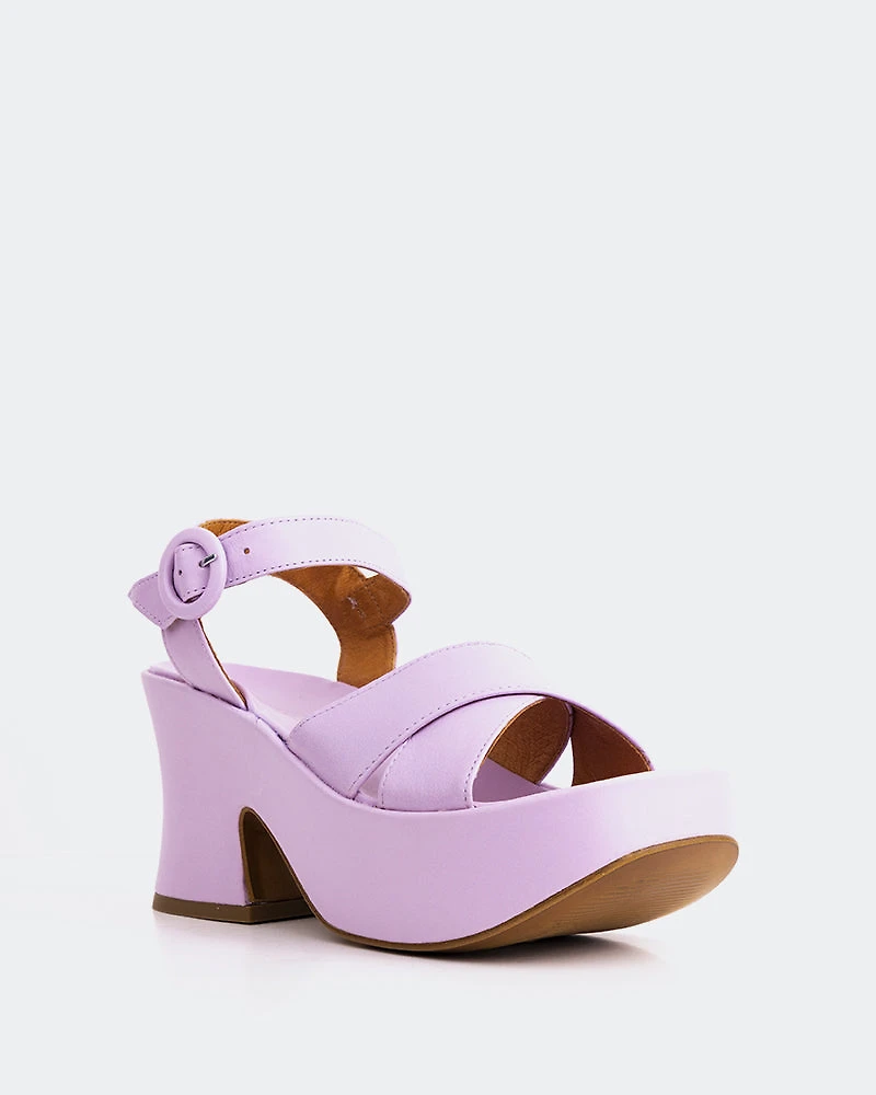Nerissa Lilac Leather