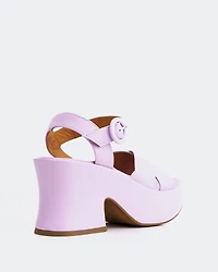 Nerissa Lilac Leather