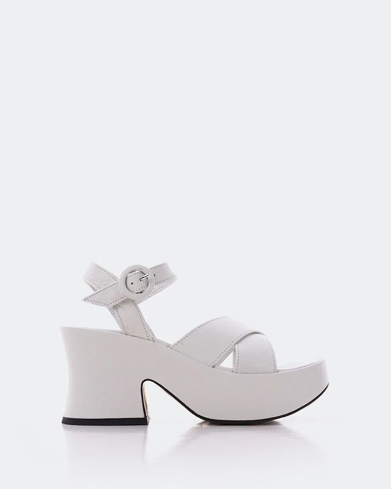 Nerissa White Leather