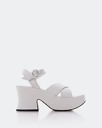 Nerissa White Leather