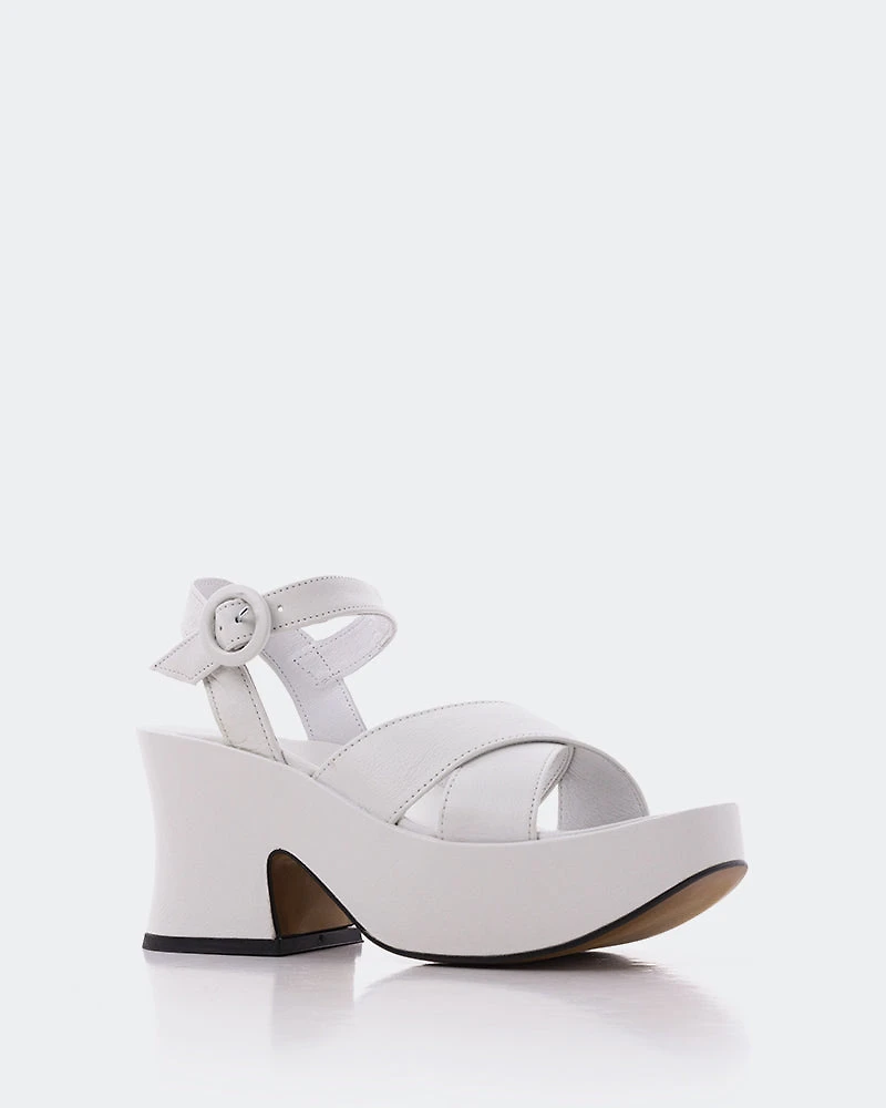 Nerissa White Leather