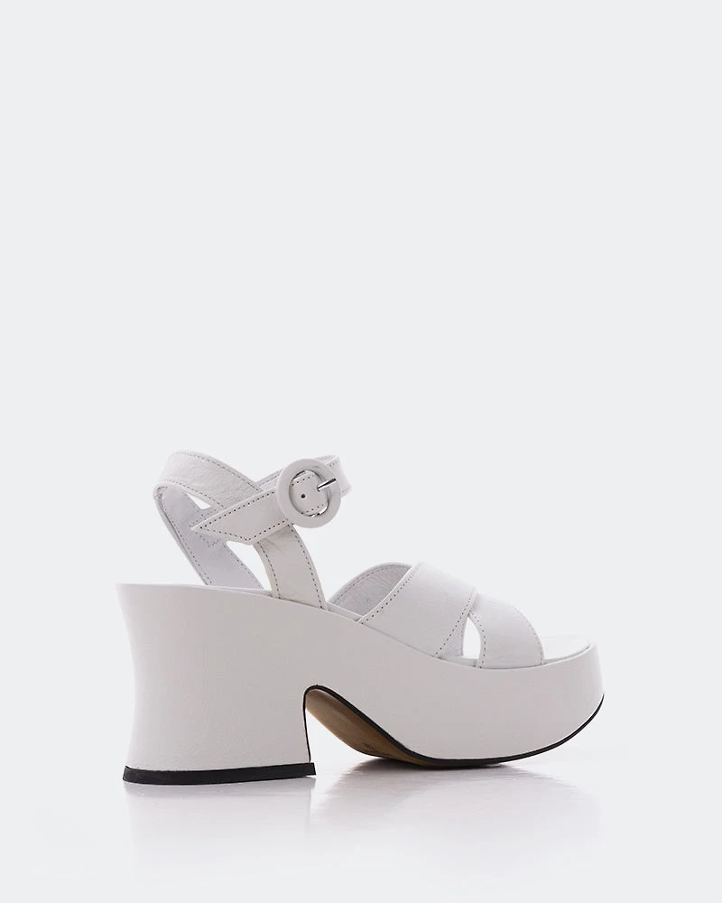 Nerissa White Leather