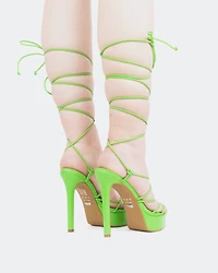 Nevis Green Leather