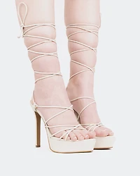 Nevis Off White Leather