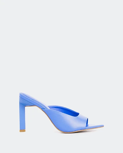 Palms, Blue Leather/Cuir Bleu