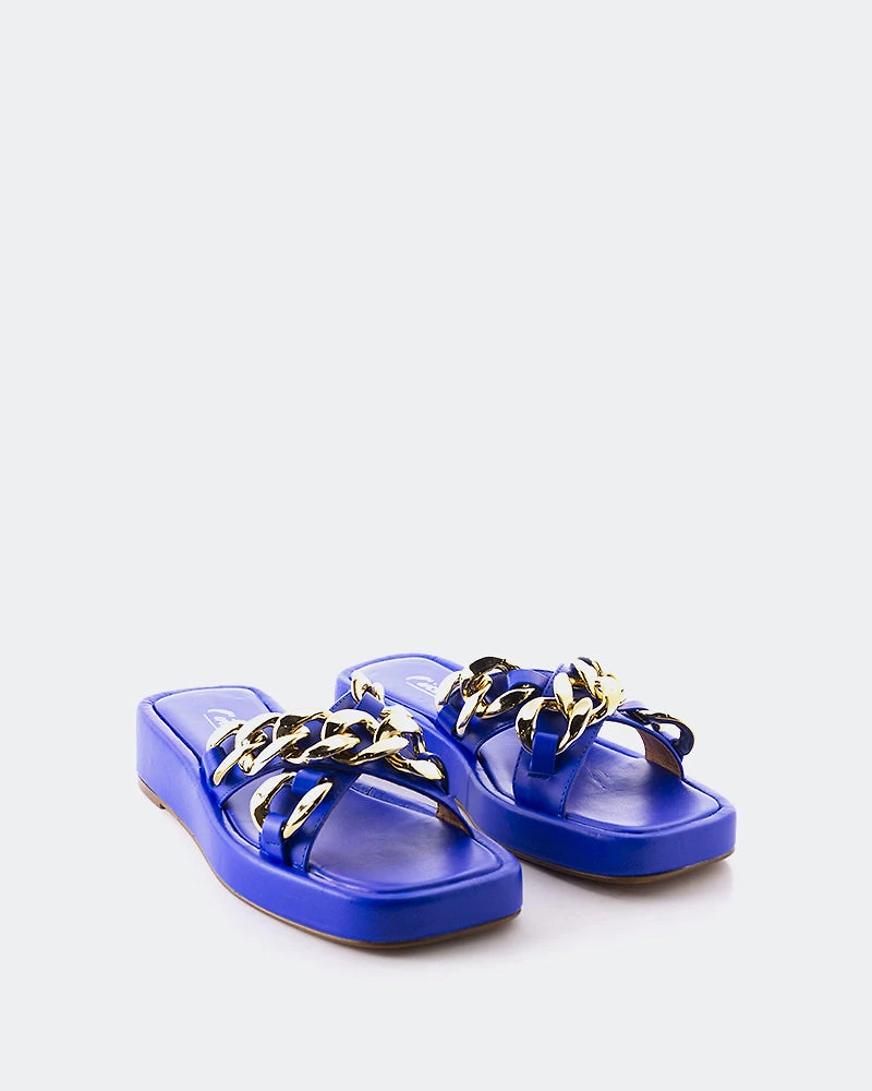 Petrini Royal Blue Leather