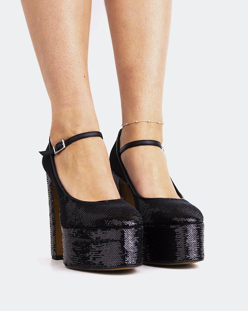 Ragazza Black Sequins