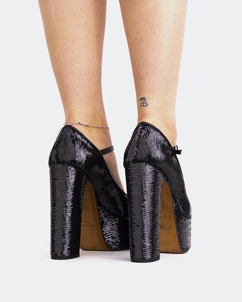 Ragazza Black Sequins
