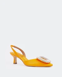 Reale, Orange Leather/Cuir