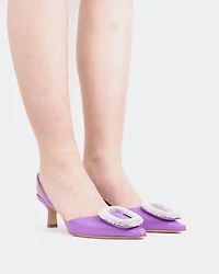 Reale, Purple Leather/Cuir Violet