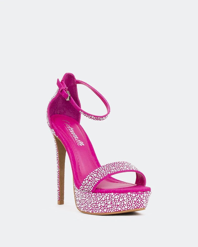 Rinna, Fucshia Suede/Suède