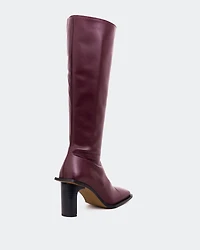 Rivet Burgundy Leather