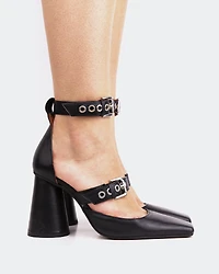 Roses Black Leather