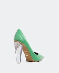Roubi Green Leather