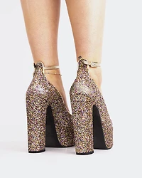 Runway Brown Glitter