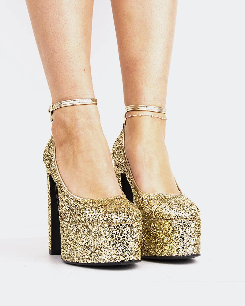 Runway Gold Glitter