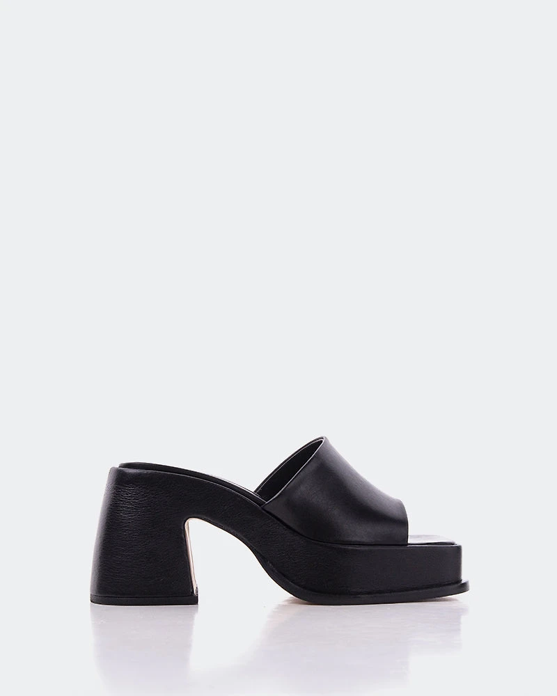 Simos Black Leather