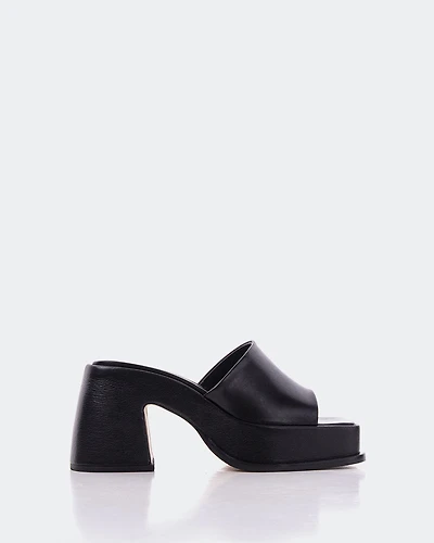 Simos Black Leather