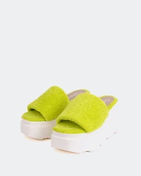 Skittles Lime Faux Fur