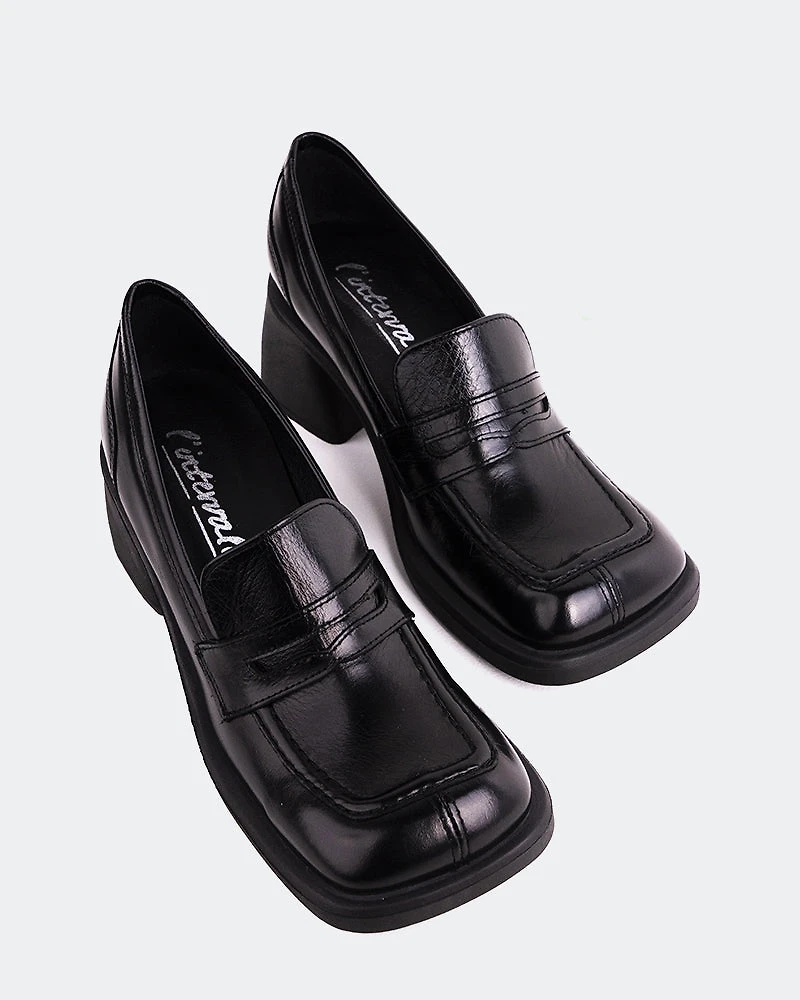 Station Black Leather