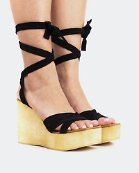 Sybille Black Suede