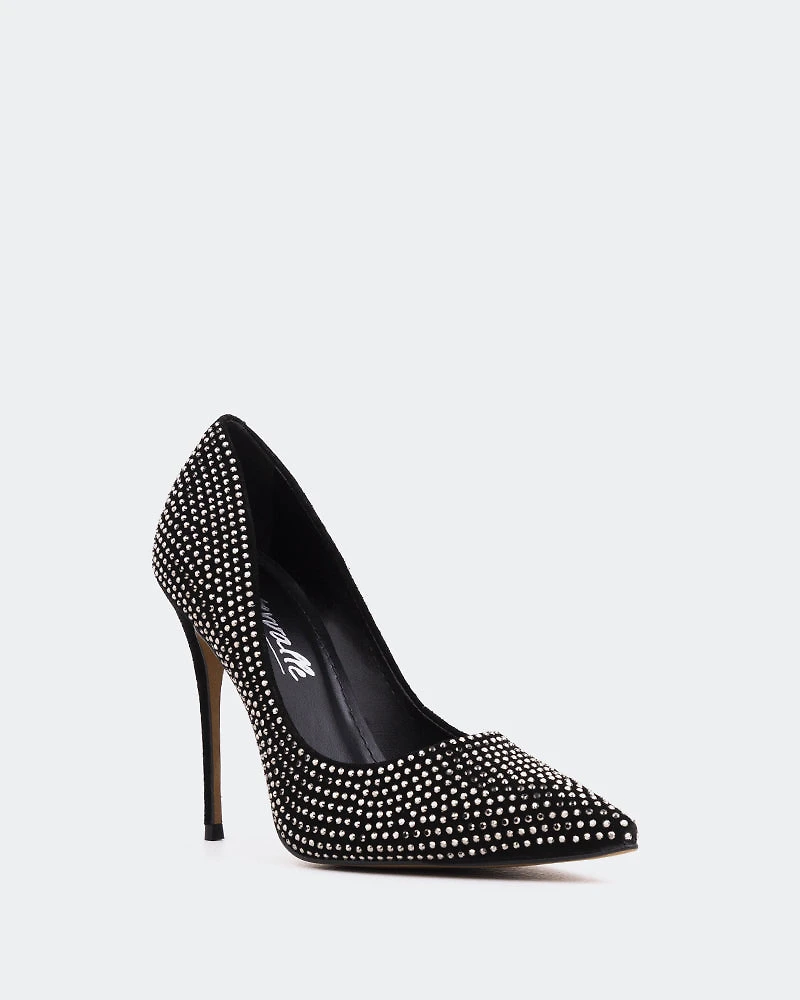 Trisha Black Suede
