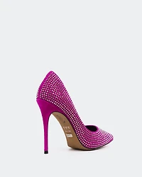Trisha Fuchsia Suede