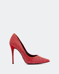 Trisha Red Suede
