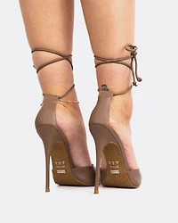 Tracy, Moca Leather/Cuir Moka