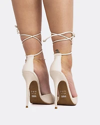 Tracy, Off White Leather/Cur Blanc Cassé