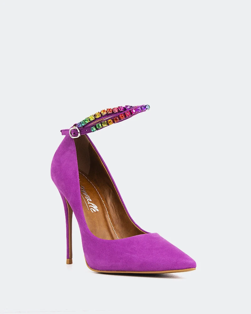 Valeria Purple Nubuck