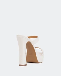 Vibes Off White Patent/Verni Blanc Cassé