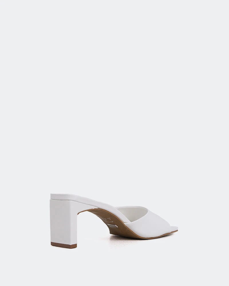 Visalia White Leather