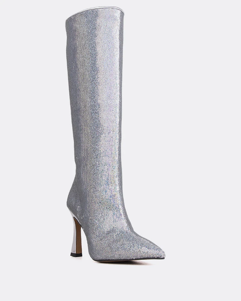 Zuri Silver Sequins