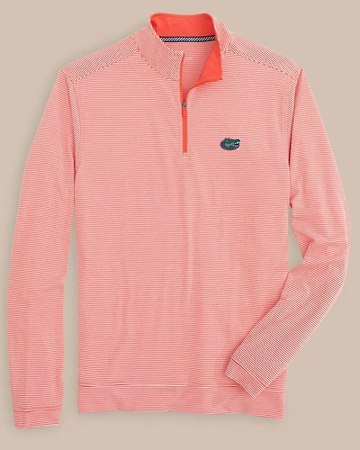 Florida Gators Cruiser Micro-Stripe Heather Quarter Zip