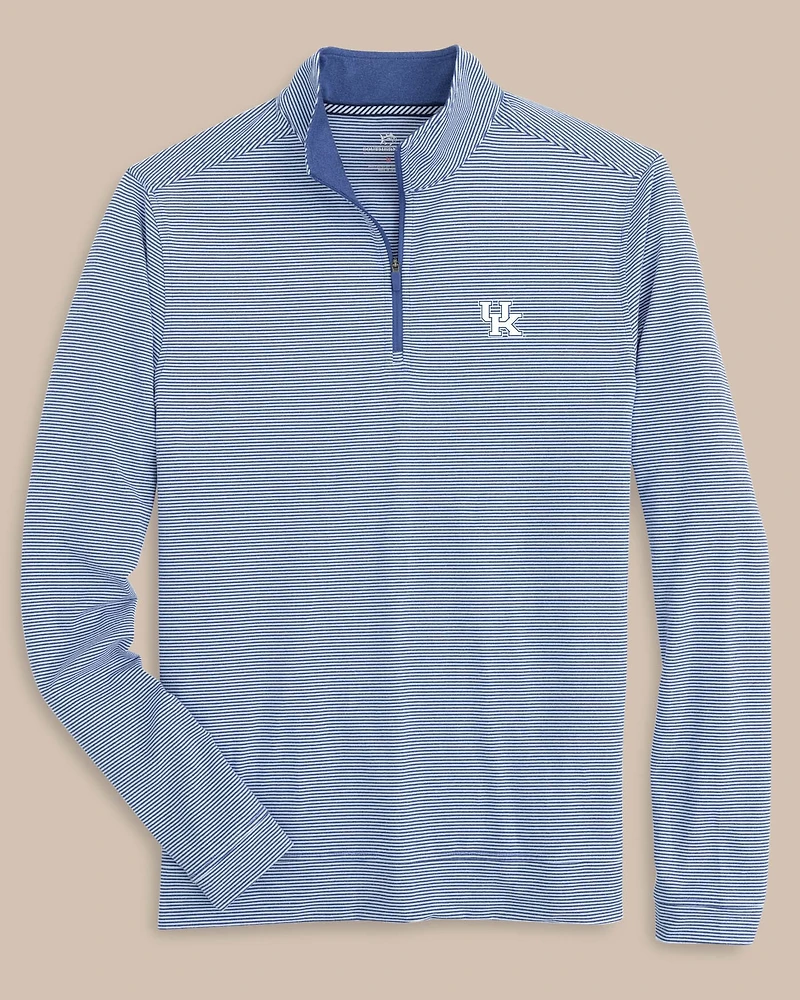 Kentucky Wildcats Cruiser Micro-Stripe Heather Quarter Zip