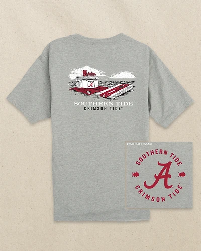 Alabama Crimson Tide Beach Cornhole Heather T-Shirt