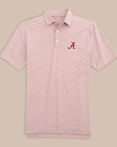 Alabama Crimson Tide Driver Spacedye Polo Shirt